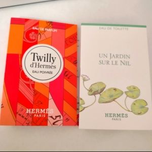 Twilly d Hermes and un jardin Hermes , brand new.